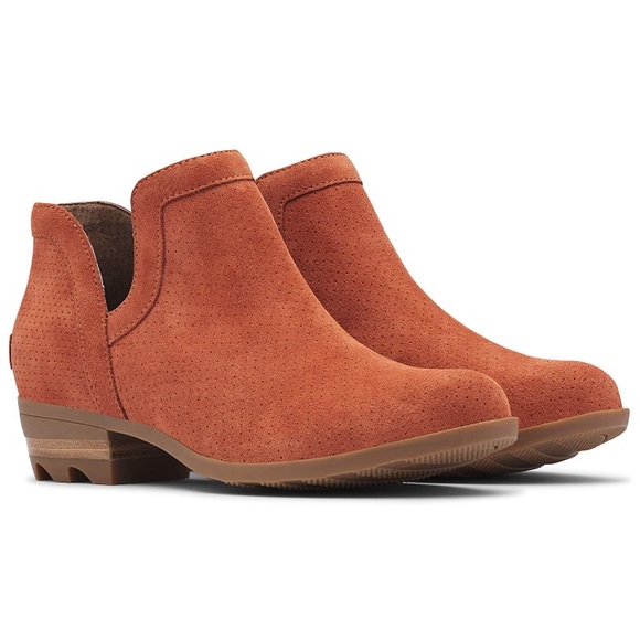 NIB Sorel Lolla Cut Out Booties Suede -Waterproof - Picture 2 of 11
